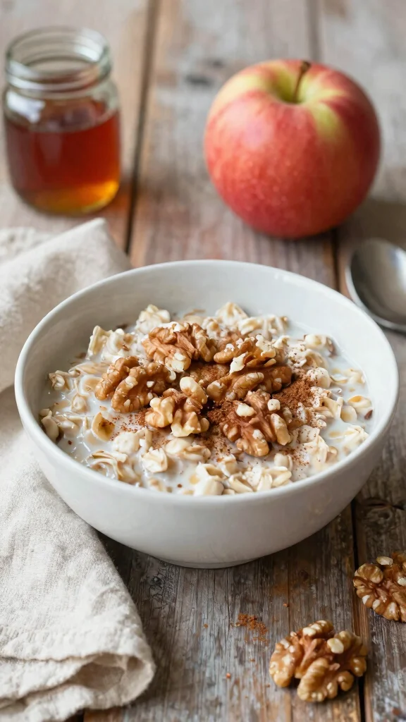 18 High Protein Oats Overnight Recipes - Nutritious and Filling Breakfasts - 4. Apple Cinnamon Delight 1