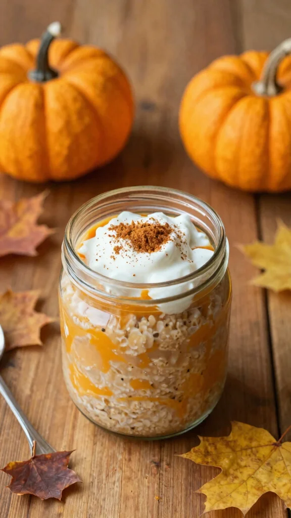 18 Overnight Oats with Almond Milk Recipes - Creamy and Dairy-Free Breakfasts - 10. Pumpkin Spice Overnight Oats 1