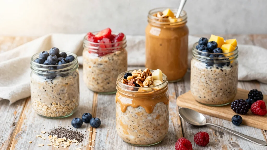 18 Peanut Butter Overnight Oats Recipes - Creamy and Protein-Rich Breakfasts