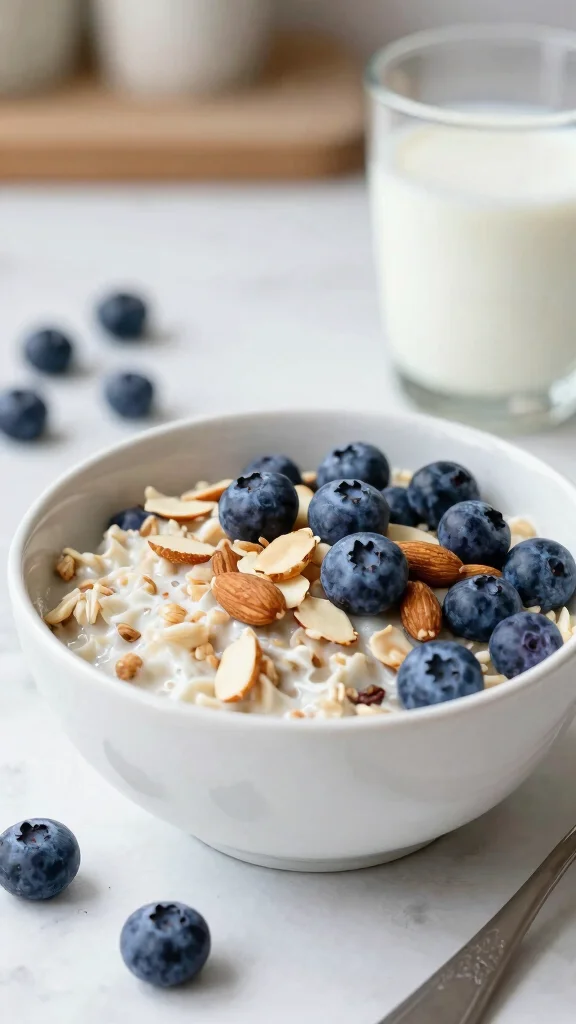 18 Steel Cut Overnight Oats Recipes - Quick and Fiber-Rich Breakfasts - 12. Blueberry Almond Overnight Oats 1