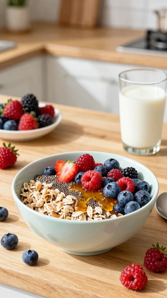 18 Steel Cut Overnight Oats Recipes - Quick and Fiber-Rich Breakfasts - 4. Berry Chia Steel Cut Oats 1