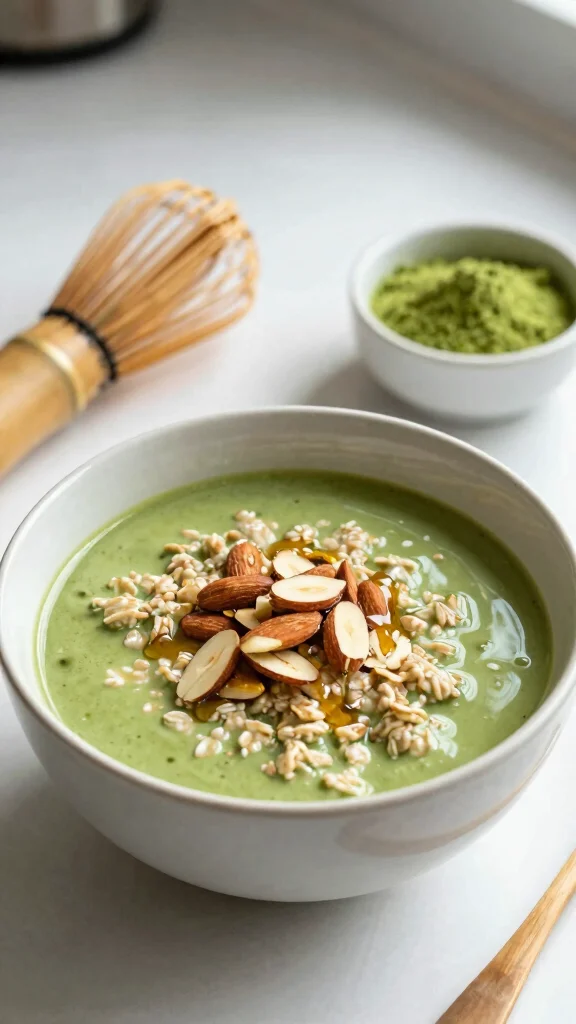 18 Steel Cut Overnight Oats Recipes - Quick and Fiber-Rich Breakfasts - 8. Matcha Almond Steel Cut Oats 1